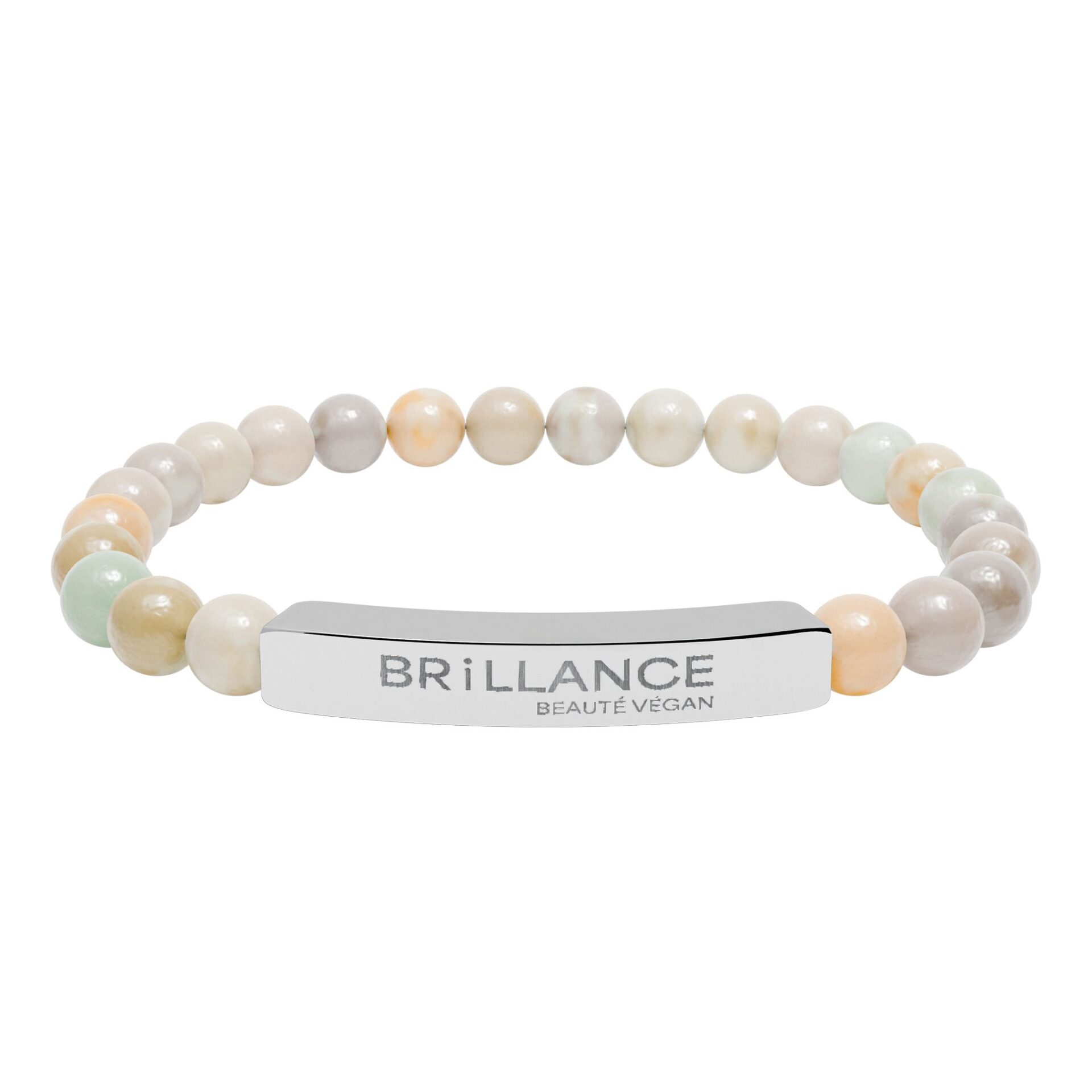 Bracelet extensible en pierre naturelle à graver — Bracelet en pierre de guérison